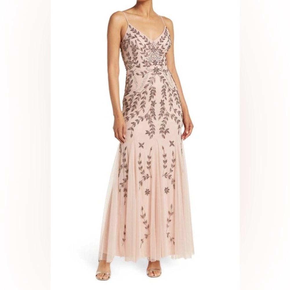 Blush Beaded Mermaid Gown Size 8/Medium Brand New Never Worn Tags Attached